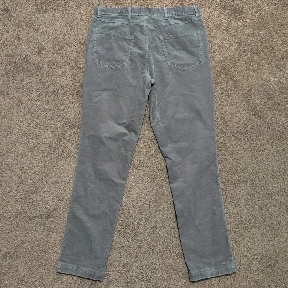 C&C California Men's Corduroy Pants‎ Vintage Wash Gray Size 35 x 30 Jeans